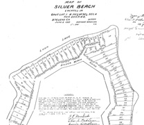 plat map of Silver Beach Homes